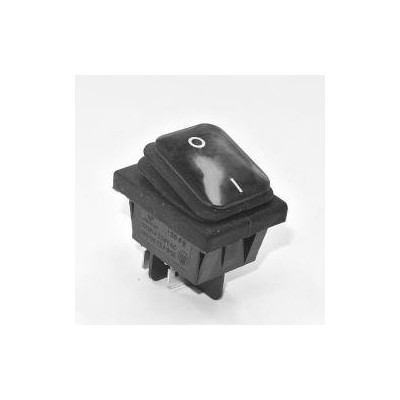 Klavišinis jungiklis KCD4-B - 16A/250V - dvigubas - ON-OFF-