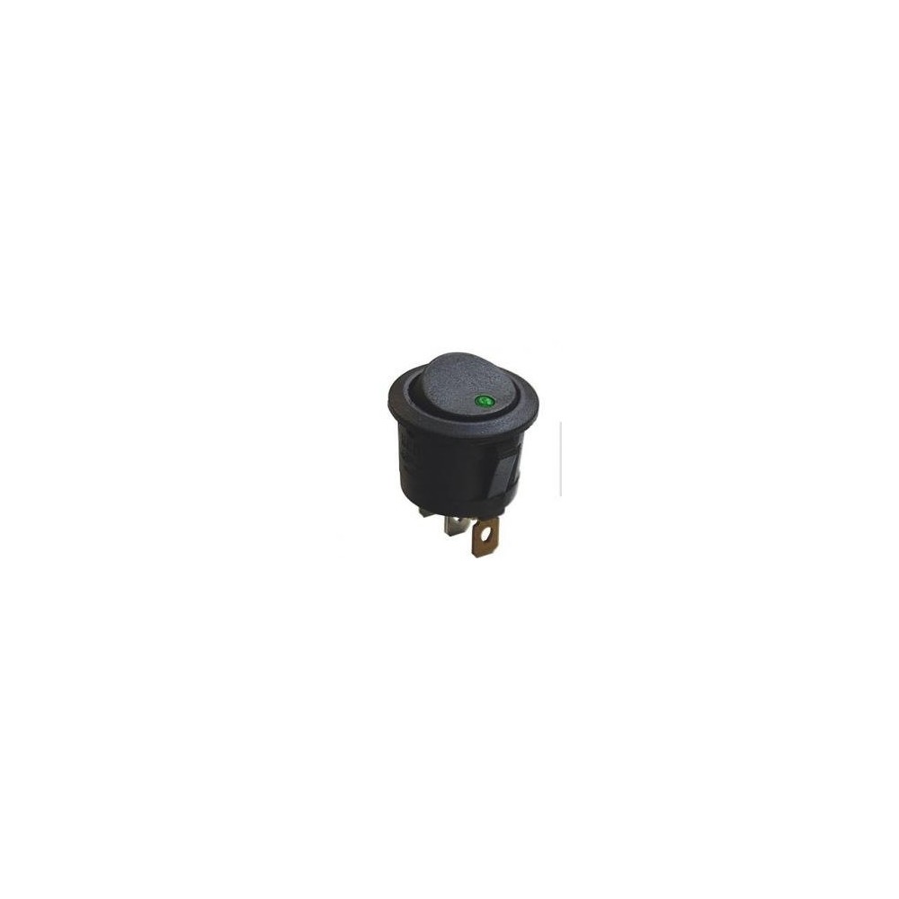 Klavišinis jungiklis - SMRS101-6LDG - 1A/250V - apskritas -