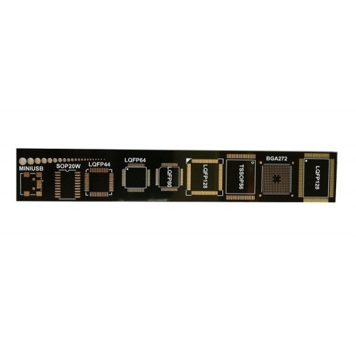 SMD komponentų liniuotė - 15x2,5 cm - elektronikos inžinieriaus