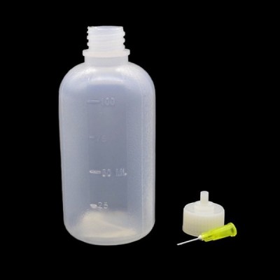 ESD buteliukas 100ml - su adata - skysčiams dozuoti-Pagrindinis