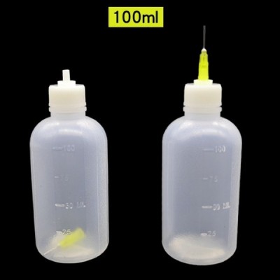ESD buteliukas 100ml - su adata - skysčiams dozuoti-Pagrindinis
