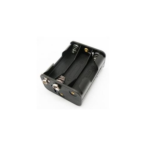 Baterijų dėklas - 6xAA - su 6F22 jungtimi - R9 - 9V -