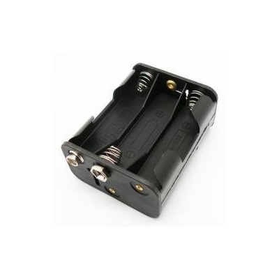 Baterijų dėklas - 6xAA - su 6F22 jungtimi - R9 - 9V -