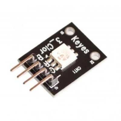 LED modulis - RGB SMD 5050 - 3.3V - goldpin - Arduino-