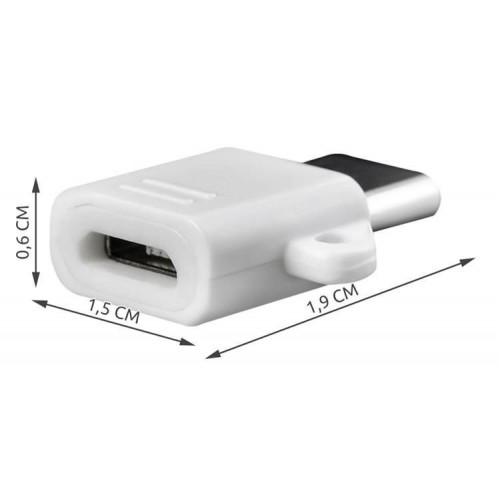 OTG adapteris micro USB - c s - USB 3.0 - su raktų pakabuko