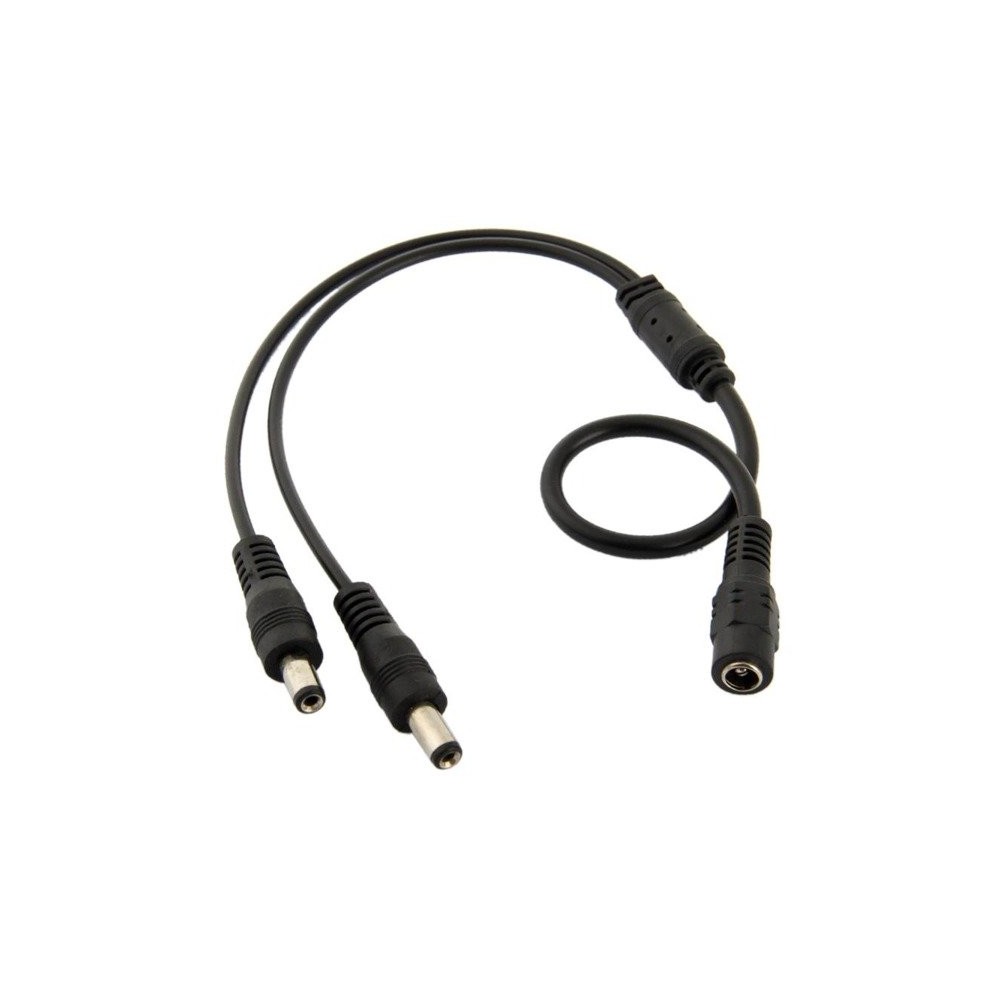 Nuolatinės srovės skirstytuvas - 2.1/5,5 mm - 2x kištukas - 1x