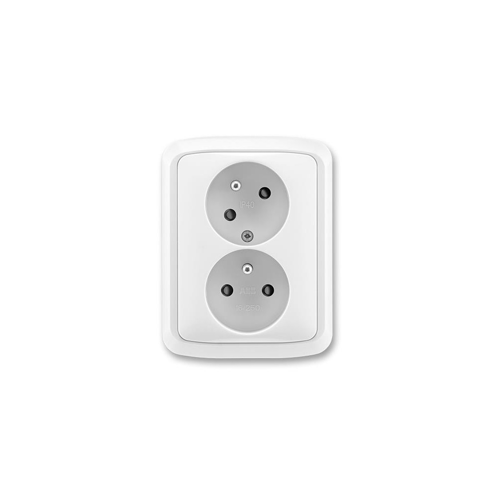 Dvigubas lizdas ABB Tango 5513A-C02357 B-Namo elektros