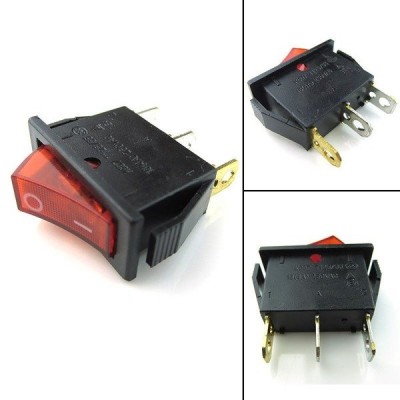 Klavišinis jungiklis KCD3-101N - ON-OFF - 16A -