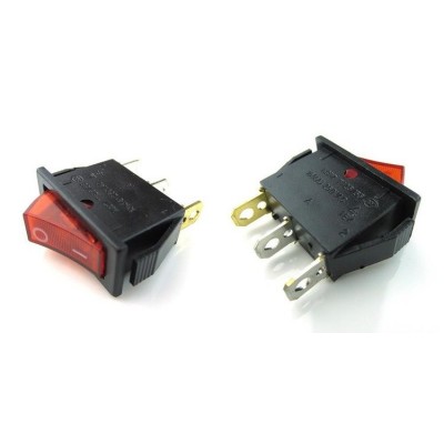 Klavišinis jungiklis KCD3-101N - ON-OFF - 16A -