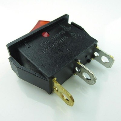 Klavišinis jungiklis KCD3-101N - ON-OFF - 16A -