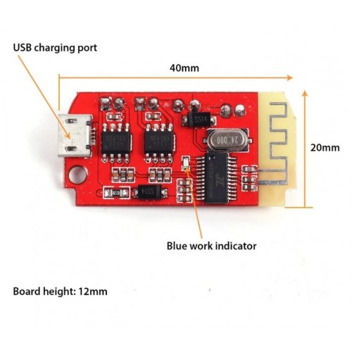 Garso stiprintuvo modulis 2x3W - su "Bluetooth -
