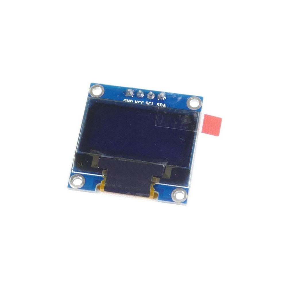 0,96' 128x64 OLED ekranas su I2C - SSD1306 - balta-