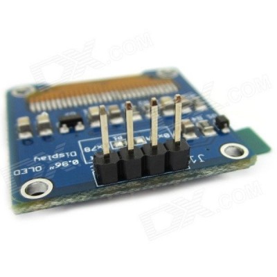 0,96' 128x64 OLED ekranas su I2C - SSD1306 - balta-