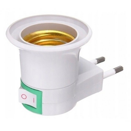 Adapteris - adapteris lemputėms su E27 230V sriegiu-Pagrindinis