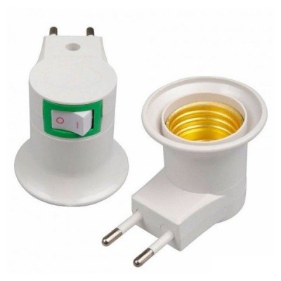 Adapteris - adapteris lemputėms su E27 230V sriegiu-Pagrindinis