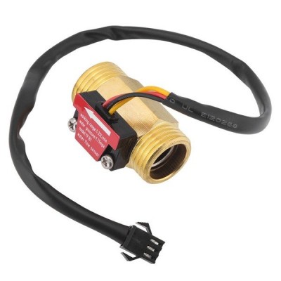 Skysčių srauto jutiklis - žalvario - 1-25 l/min - 1/2'' -