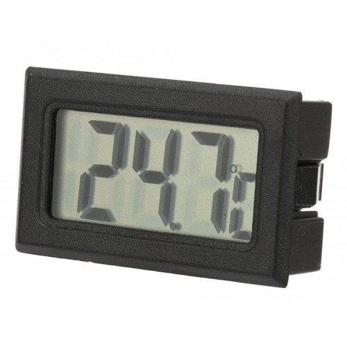 Elektroninis LCD termometras nuo -50°C iki 70°C - įmontuotas