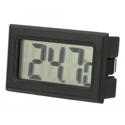 Elektroninis LCD termometras nuo -50°C iki 70°C - įmontuotas