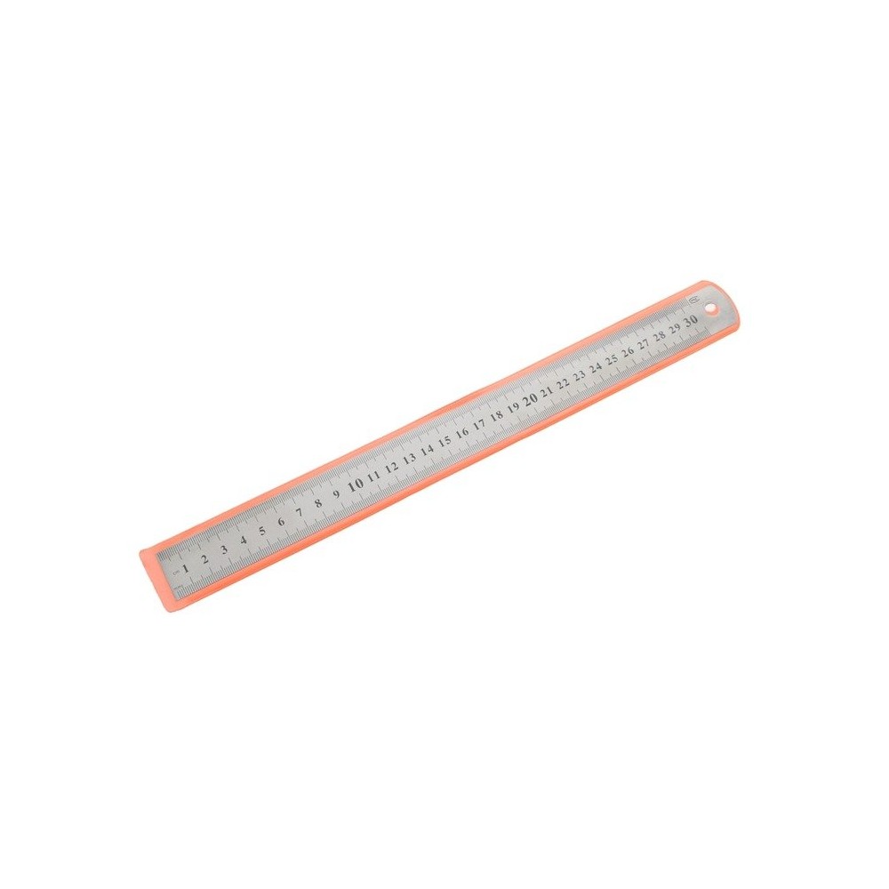 Metalinė liniuotė 30 cm - 12 colių - dvipusis -