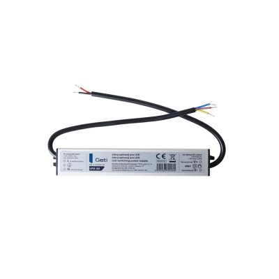 Maitinimo šaltinis LED tvarkyklė 12VDC/ 20W LPV-20, GETI-LED