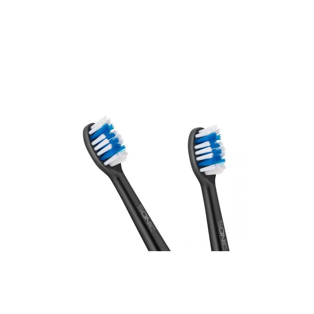 Dantų šepetėlio galvutės TEESA Sonic Black hard-Dantų šepetėlio