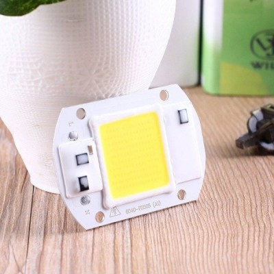 LED COB 20W - 230V - šalta balta šviesa - halogeniniams ir