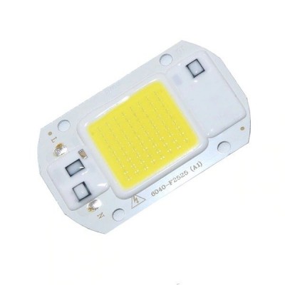 LED COB 20W - 230V - šalta balta šviesa - halogeniniams ir