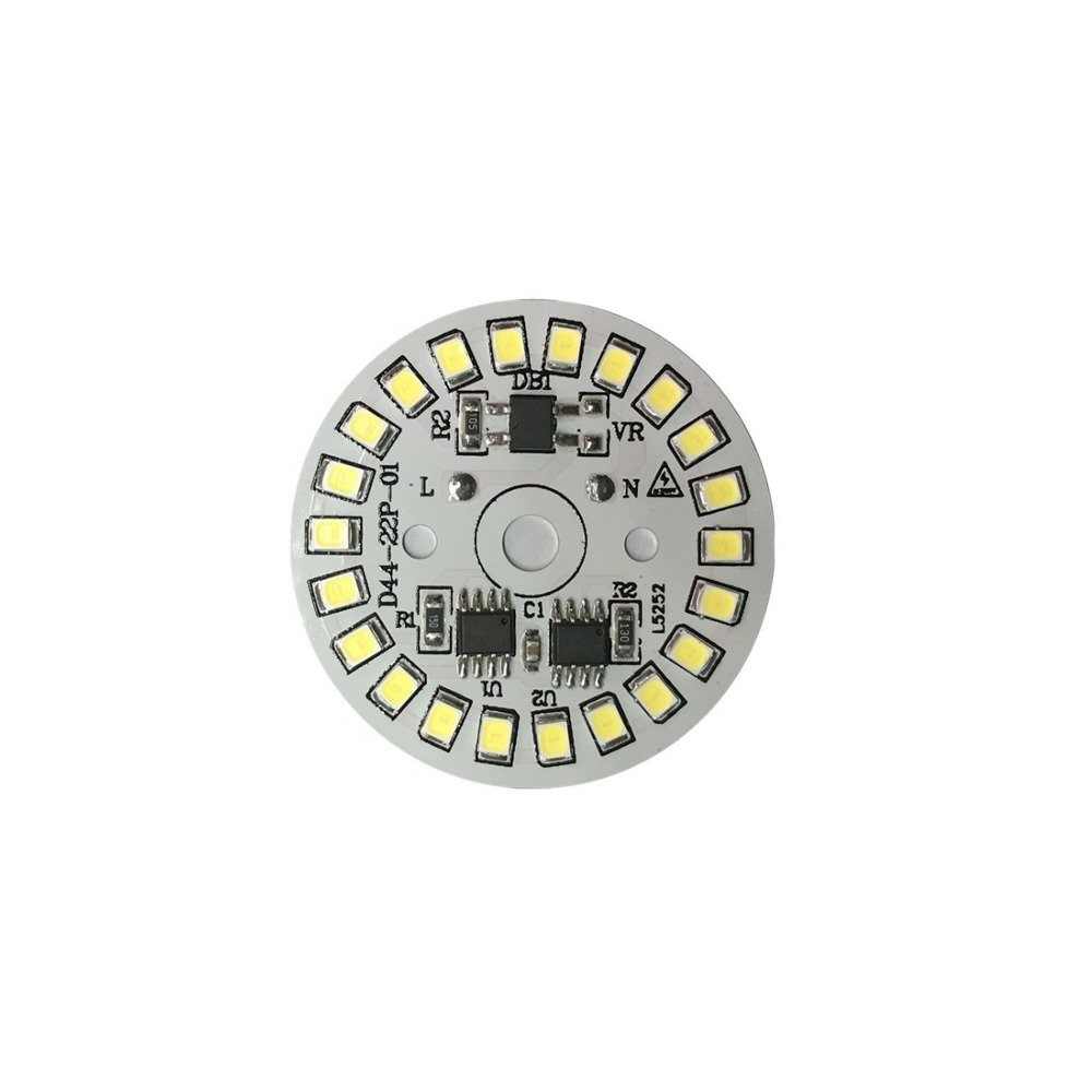 LED modulis - 15W - 230V - šalta balta šviesa - 22 SMD 2835