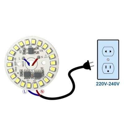 LED modulis - 15W - 230V - šalta balta šviesa - 22 SMD 2835