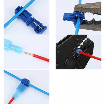 Greito veikimo gnybtų jungtis T2 - Laidų jungtis 0,8-2 mm² -