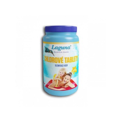 Chloro tabletės LAGUNA 1kg-Baseinų chemikalai