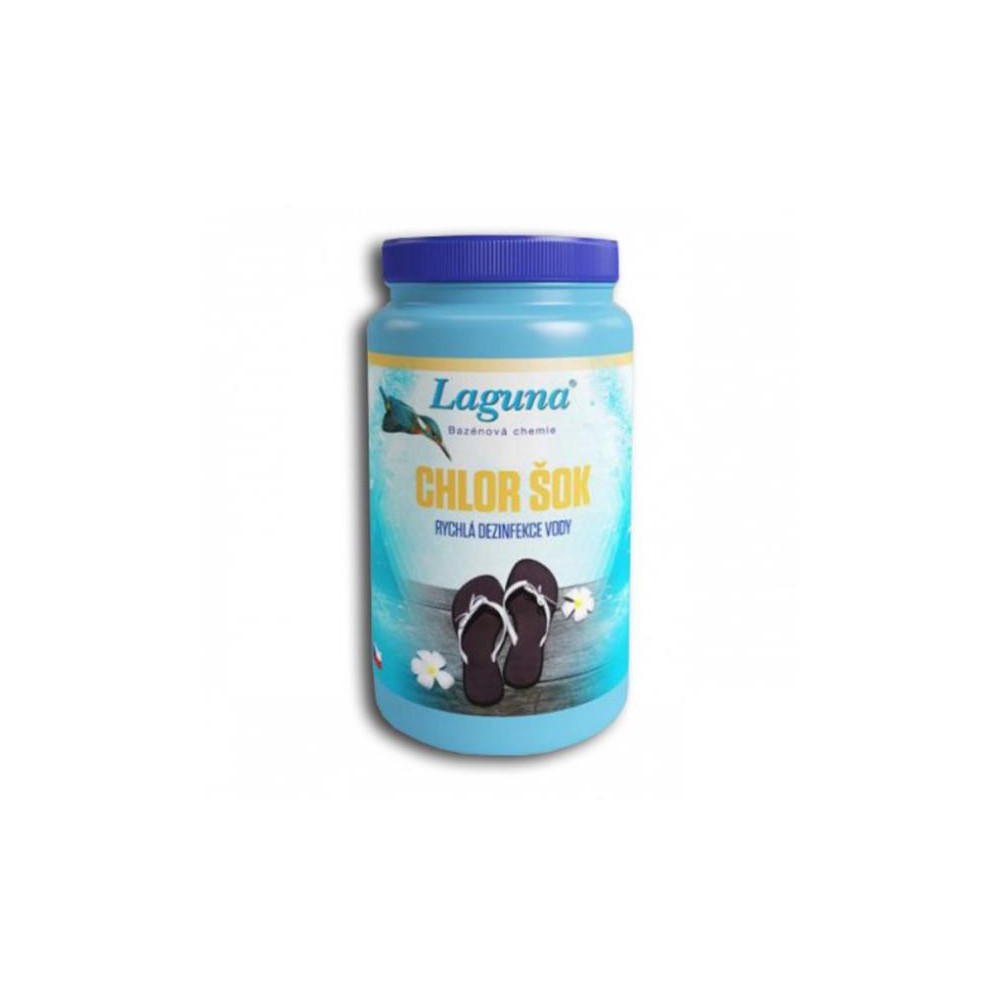Chloro vandens dezinfekavimas LAGUNA Chloro šokas 1 kg-Baseinų