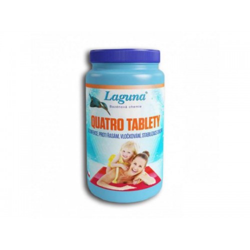 Quatro tabletės LAGUNA 1kg-Baseinų chemikalai