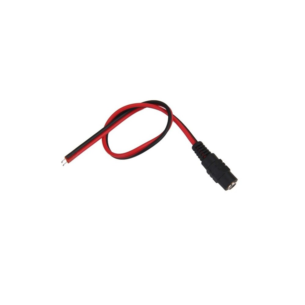Nuolatinės srovės 5,5/2,1 mm maitinimo lizdas ant kabelio - 220
