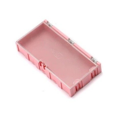 SMD komponentų laikymo dėžutė - 125x63x21 mm su dangčiu -