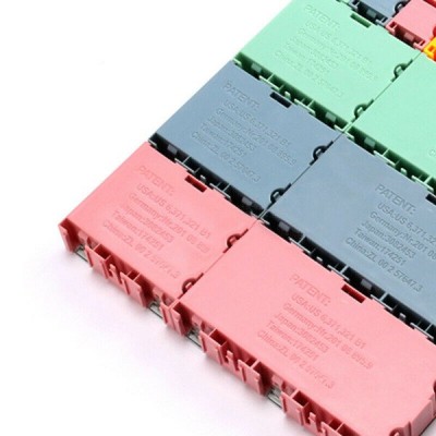 SMD komponentų laikymo dėžutė - 125x63x21 mm su dangčiu -