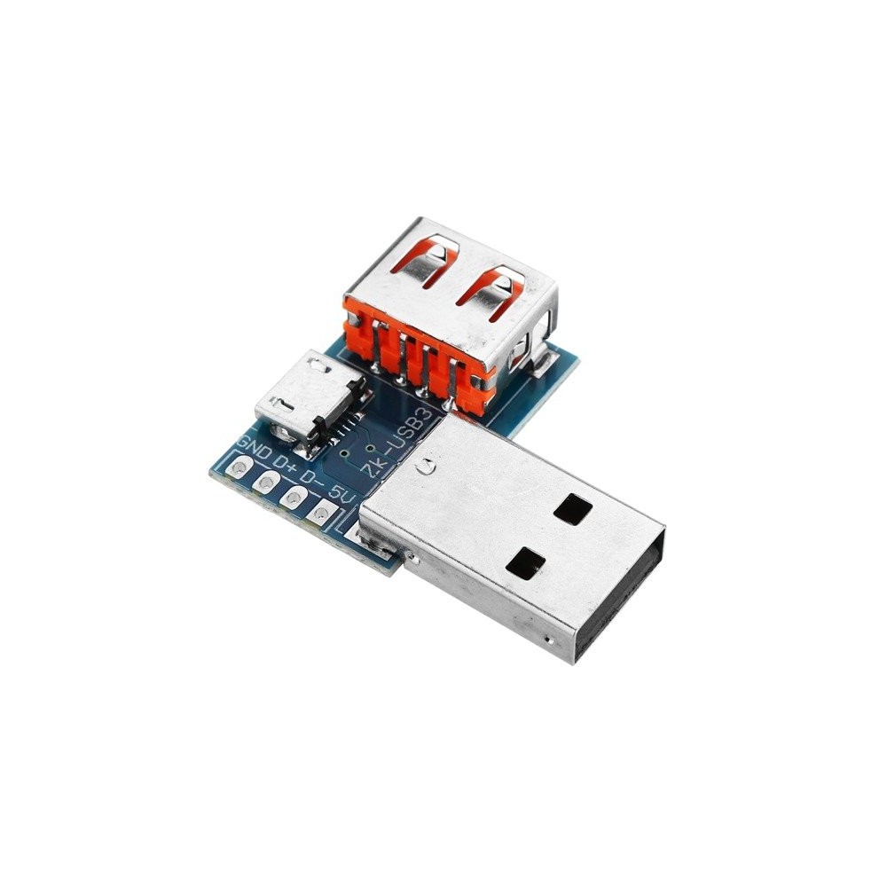 Adapteris - USB kištukas prie USB A ir microUSB lizdo - uSB