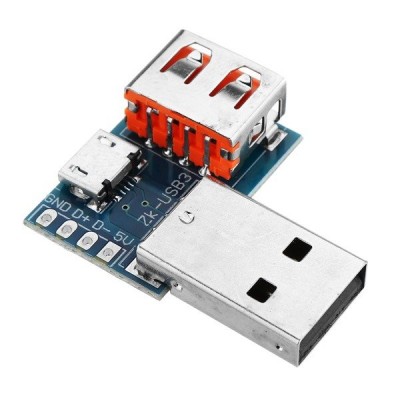 Adapteris - USB kištukas prie USB A ir microUSB lizdo - uSB