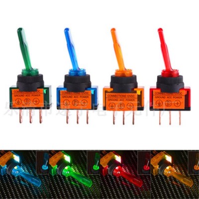 Klavišinis jungiklis - bistabilus - ASW-13D - 20A - 12V - 3