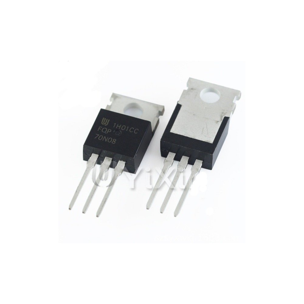 Tranzistorius - N "Mosfet - FQP70N08 - 70A - 80V - tO