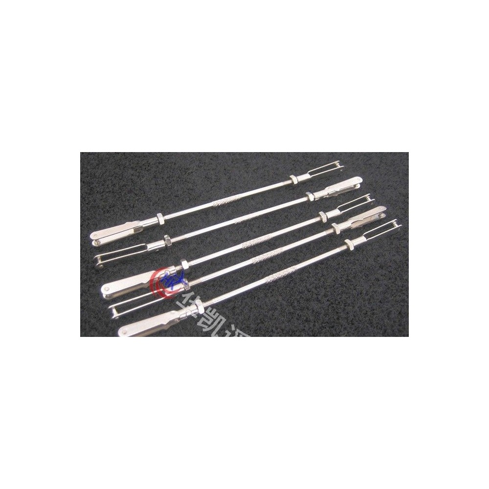 Tiesus srieginis čiaupas 85 mm - 2x metalinis fiksatorius M2