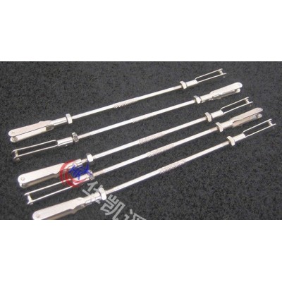 Tiesus srieginis čiaupas 85 mm - 2x metalinis fiksatorius M2