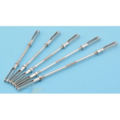 Tiesus srieginis čiaupas 85 mm - 2x metalinis fiksatorius M2