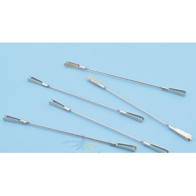 Tiesus srieginis čiaupas 85 mm - 2x metalinis fiksatorius M2