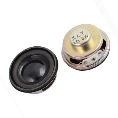 Mini garsiakalbis 3W 4Ohm dia40mm - "pasidaryk pats"