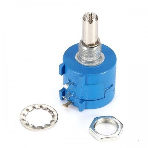 Tikslusis potenciometras - daugiapakopė - 1K Ohm - 2W -