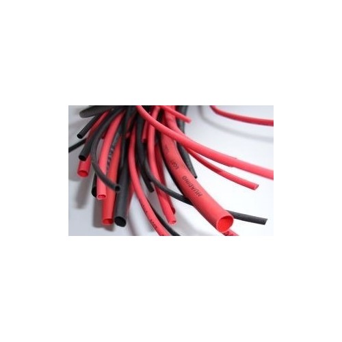 Termo susitraukiantis vamzdelis Ø12mm 1mb - juoda - lankstus -