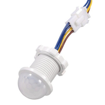 PIR infraraudonųjų spindulių judesio detektorius - 230V - 20 mm