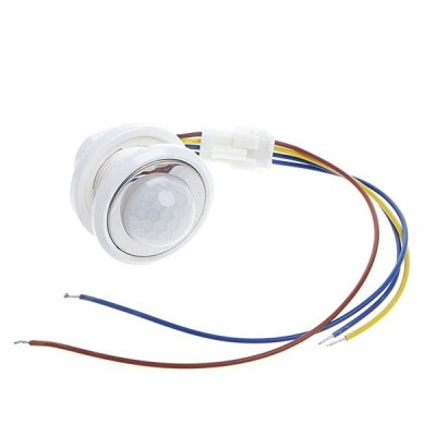 PIR infraraudonųjų spindulių judesio detektorius - 230V - 20 mm