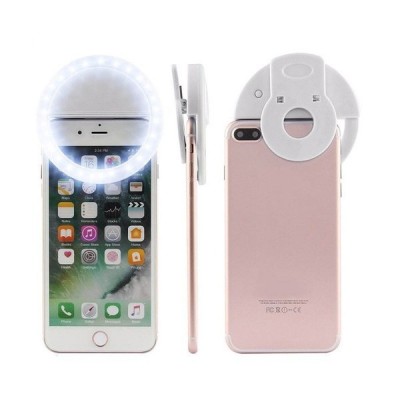 Selfie žiedinė lemputė jūsų telefonui - 3W - Mini LED